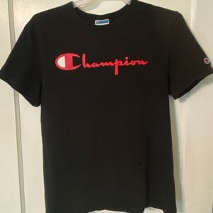Black champion shirt